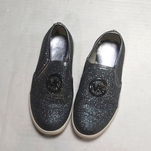 Michael Kors Kids Slip-on Sneakers Araceli Hematite Size 12